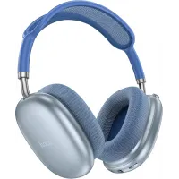 Гарнитура мониторные Hoco W55 1.2м синий беспроводные bluetooth оголовье (32690)