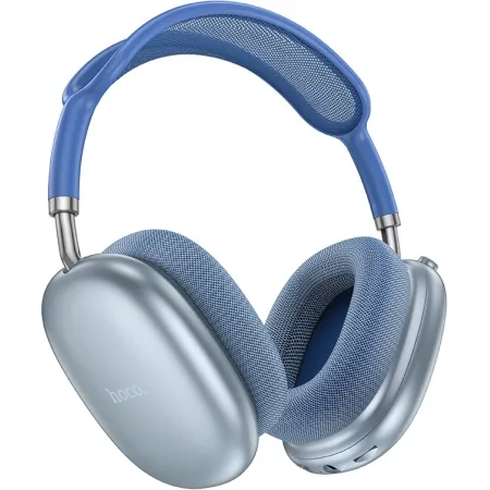 Гарнитура мониторные Hoco W55 1.2м синий беспроводные bluetooth оголовье (32690)