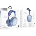 Гарнитура мониторные Hoco W55 1.2м синий беспроводные bluetooth оголовье (32690)