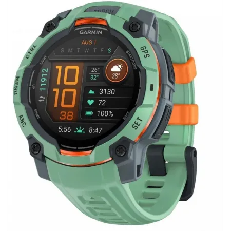 Смарт-часы Garmin Instinct 3 1.3" AMOLED корп.бирюзовый рем.бирюзовый (010-03020-01) Смарт-часы Garmin Instinct 3 1.3" AMOLED корп.бирюзовый рем.бирюзовый (010-03020-01)