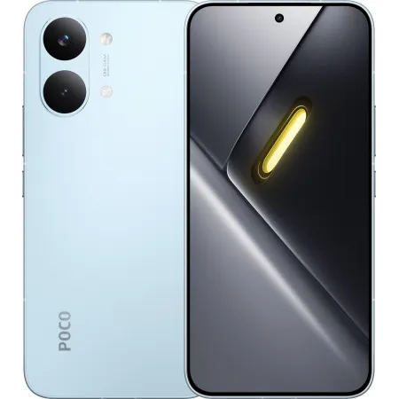 Смартфон Xiaomi Poco X8 Pro Max 256Gb 12Gb голубой моноблок 3G 4G 2Sim 6.83" 1280x2772 Android 15 50Mpix 802.11 a/b/g/n/ac/ax NFC GPS Protect
