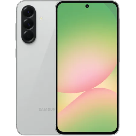 Смартфон Samsung SM-A566E Galaxy A56 5G 256Gb 8Gb серый моноблок 3G 4G 2Sim 6.7" 1080x2340 Android 15 50Mpix 802.11 a/b/g/n/ac/ax NFC GPS GSM900/1800 GSM1900 Protect
