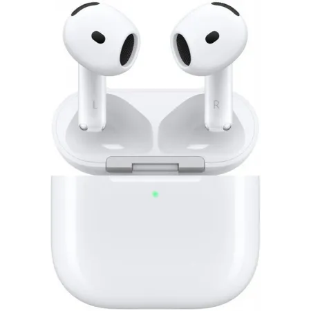Гарнитура вкладыши Apple AirPods 4 ANC A3055/A3056/A3059 белый беспроводные bluetooth в ушной раковине (MXP93HN/A)