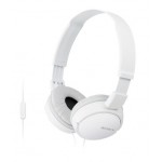 Гарнитура мониторные Sony MDR-ZX110AP 1.2м белый проводные оголовье (MDRZX110APW.CE7)