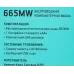 Мышь Оклик 665MW черный/красный оптическая 1600dpi беспров. USB для ноутбука 3but (1025135)