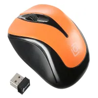 Мышь Оклик 675MW черный/оранжевый оптическая 1200dpi беспров. USB для ноутбука 3but (1025920)