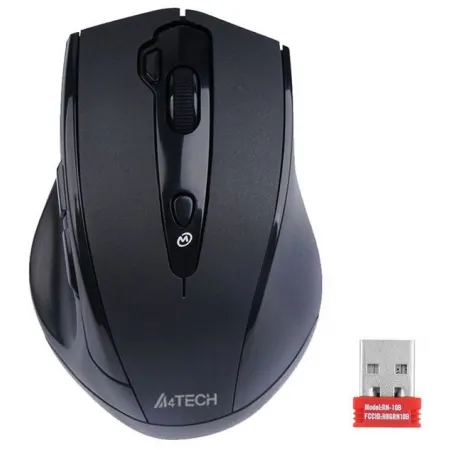 Мышь A4Tech V-Track G10-810FS черный оптическая 2000dpi silent беспров. USB 7but