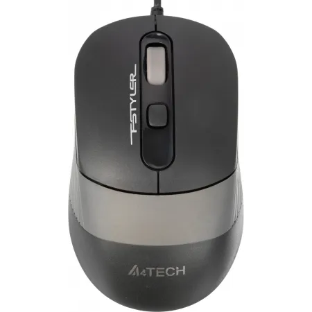 Мышь A4Tech Fstyler FM10 черный/серый оптическая 1600dpi USB 4but (FM10 GREY)