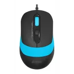 Мышь A4Tech Fstyler FM10 черный/синий оптическая 1600dpi USB 4but (FM10 BLUE)