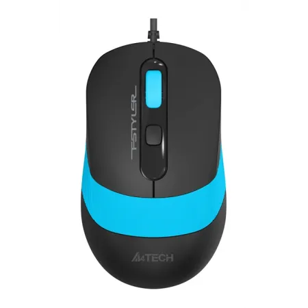 Мышь A4Tech Fstyler FM10 черный/синий оптическая 1600dpi USB 4but (FM10 BLUE)