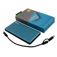 Мобильный аккумулятор GP MP10 10000mAh 15W 3A 2xUSB-A/2xUSB-C синий (MP10MAT)