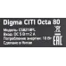 Планшет Digma CITI Octa 80 SC9863 (1.6) 8C RAM4Gb ROM64Gb 8" IPS 1920x1200 4G 2Sim Android 9.0 черный 5Mpix 2Mpix BT WiFi microSD 128Gb 4000mAh