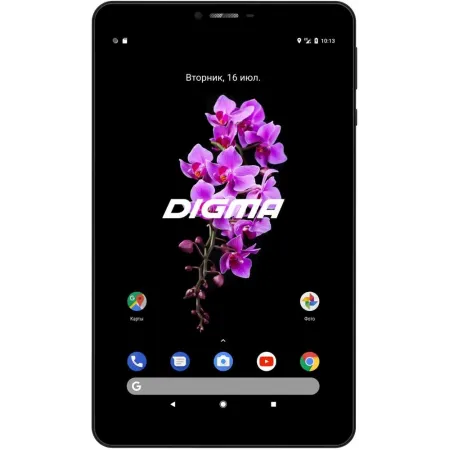 Планшет Digma CITI Octa 80 SC9863 (1.6) 8C RAM4Gb ROM64Gb 8" IPS 1920x1200 4G 2Sim Android 9.0 черный 5Mpix 2Mpix BT WiFi microSD 128Gb 4000mAh