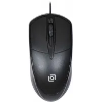 Мышь Оклик 125M черный оптическая 1200dpi USB 3but (1175317)