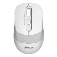 Мышь A4Tech Fstyler FG10S белый/серый оптическая 2000dpi silent беспров. USB для ноутбука 4but (FG10S WHITE)