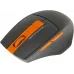 Мышь A4Tech Fstyler FG30S серый/оранжевый оптическая 2000dpi silent беспров. USB 6but (FG30S ORANGE)