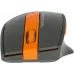 Мышь A4Tech Fstyler FG30S серый/оранжевый оптическая 2000dpi silent беспров. USB 6but (FG30S ORANGE)