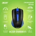 Мышь Acer OMW011 черный/синий оптическая 1200dpi USB 3but (ZL.MCEEE.002)