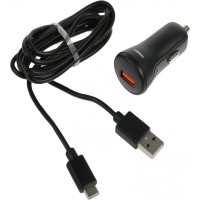 Автомобильное зар./устр. Hama H-183231 3A (QC) USB универсальное черный (00183231) Автомобильное зар./устр. Hama H-183231 3A (QC) USB универсальное черный (00183231)