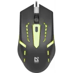Мышь Defender Hit MB-601 черный оптическая 1200dpi USB 3but (52601) Мышь Defender Hit MB-601 черный оптическая 1200dpi USB 3but (52601)