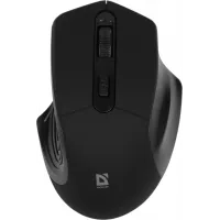 Мышь Defender Datum MB-345 черный оптическая 1600dpi беспров. USB 3but (52345)