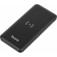 Мобильный аккумулятор Buro BPW10E 10000mAh 10W 2A 2xUSB-A беспров.зар. черный (BPW10E10PBK)