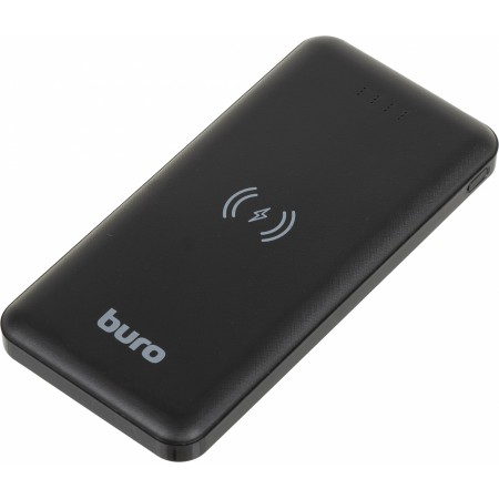 Мобильный аккумулятор Buro BPW10E 10000mAh 10W 2A 2xUSB-A беспров.зар. черный (BPW10E10PBK)