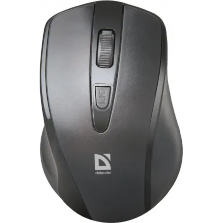Мышь Defender Datum MM-265 черный оптическая 1600dpi беспров. USB 3but (52265)