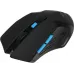 Мышь Defender Accura MM-275 черный/синий оптическая 1600dpi беспров. USB 5but (52275)