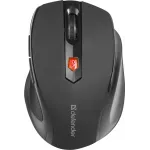 Мышь Defender Ultra MM-315 черный оптическая 1600dpi беспров. USB 5but (52315)