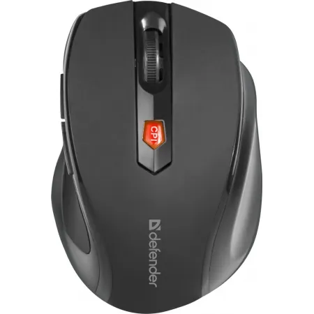 Мышь Defender Ultra MM-315 черный оптическая 1600dpi беспров. USB 5but (52315)