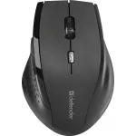 Мышь Defender Accura MM-365 черный оптическая 1600dpi беспров. USB 5but (52365)