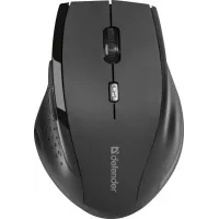Мышь Defender Accura MM-365 черный оптическая 1600dpi беспров. USB 5but (52365)