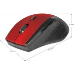 Мышь Defender Accura MM-365 красный оптическая 1600dpi беспров. USB 5but (52367)