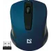 Мышь Defender MM-605 синий оптическая 1200dpi беспров. USB 3but (52606)