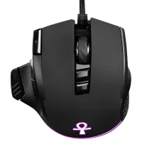 Мышь Оклик 727G ANUBIS черный оптическая 6400dpi USB для ноутбука 9but (1465489)