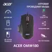 Мышь Acer OMW180 черный оптическая 6400dpi USB 9but (ZL.MCEEE.00S)