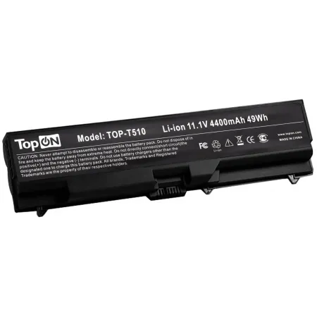 Батарея для ноутбука TopON 75938 11.1V 4400mAh литиево-ионная (TOP-T510)