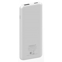 Мобильный аккумулятор Hiper PSL5000 5000mAh 12W 2.4A USB-A/USB-C белый (PSL5000 WHITE)