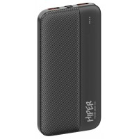 Мобильный аккумулятор Hiper SM10000 10000mAh 12W 2.4A 2xUSB-A/USB-C черный (SM10000 BLACK)