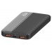 Мобильный аккумулятор Hiper SM10000 10000mAh 12W 2.4A 2xUSB-A/USB-C черный (SM10000 BLACK)