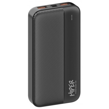 Мобильный аккумулятор Hiper SM20000 20000mAh 12W 2.4A 2xUSB-A/USB-C черный (SM20000 BLACK)