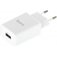 Сетевое зар./устр. Buro BUWA1 10.5W 2.1A USB-A универсальное белый (BUWA10S100WH)