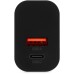 Сетевое зар./устр. Buro BUWD1 18W 3A (PD+QC) USB-C/USB-A универсальное черный (BUWD18P110BK)