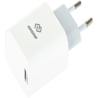 Сетевое зар./устр. Digma DGW2C 20W 3A (PD) USB-C универсальное белый (DGW2C0F010WH)