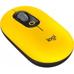 Мышь Logitech POP Mouse with emoji желтый/черный оптическая 4000dpi беспров. BT/Radio USB 4but (910-006546)