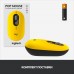 Мышь Logitech POP Mouse with emoji желтый/черный оптическая 4000dpi беспров. BT/Radio USB 4but (910-006546)