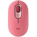 Мышь Logitech POP Mouse with emoji розовый/красный оптическая 4000dpi беспров. BT/Radio USB 4but (910-006548)