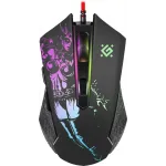 Мышь Defender Sin`Sister GM-933 черный оптическая 7200dpi USB 5but (52933)