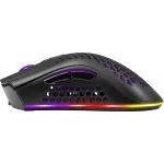 Мышь Defender Warlock GM-709L черный оптическая 2400dpi беспров. USB 7but (52709)